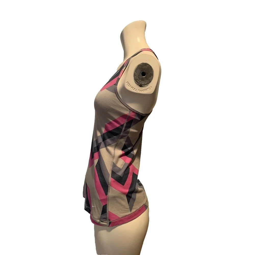 Nike Dri Fit Racerback Geometric Design Tank Top Size Medium